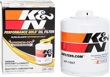 K&N Premium Oil Filter: Protects your Engine: Compatible with Select CHEVROLET/GMC/BUICK/CADILLAC Vehicle Models (See Product Description for Full List of Compatible Vehicles), HP-1007