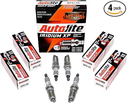 Autolite Iridium XP Automotive Replacement Spark Plugs, XP5701 (4 Pack)