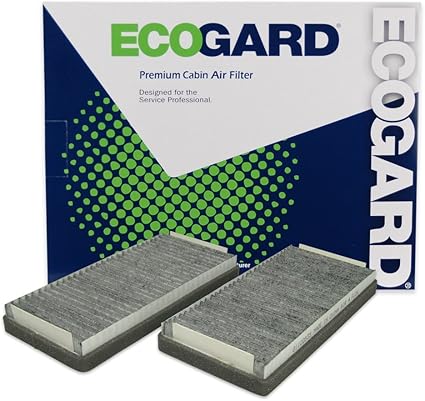 ECOGARD XC18153C Premium Cabin Air Filter with Activated Carbon Fits Mercedes-Benz E320 1996-2002, S430 2000-2006, S500 2000-2006, E430 1998-2002, CL500 2000-2006