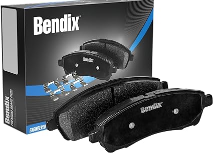 Bendix Premium SBC1327 Ceramic Front Brake Pads for Select Models Chrysler Town & Country, Dodge Grand Caravan, Journey, Nitro, Jeep Liberty, Wrangler, Wrangler JK, Ram C/V, Volkswagen Routan, Routan