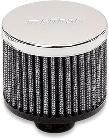 Moroso 68817 Valve Cover Breather, Push In Style, Non Hooded