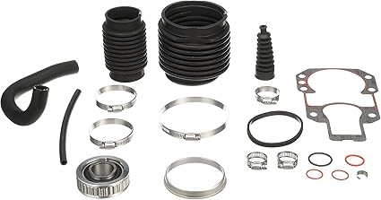 Quicksilver 803099T1 Stern Drive Transom Seal Repair Kit for MerCruiser Alpha One, Gen II Stern Drives with Exhaust Bellows