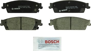 BOSCH BC1707 QuietCast Premium Ceramic Disc Brake Pad Set - Compatible With Select Cadillac Escalade, Escalade ESV; Chevrolet Silverado 1500, Suburban, Tahoe; GMC Sierra 1500, Yukon, Yukon XL; REAR