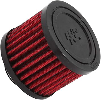 K&N Vent Air Filter/Breather: High Performance, Premium, Washable, Replacement Engine Filter: Flange Diameter: 1 In, Filter Height: 2.375 In, Flange Length: 0.4375 In, Shape: Breather, 62-1410