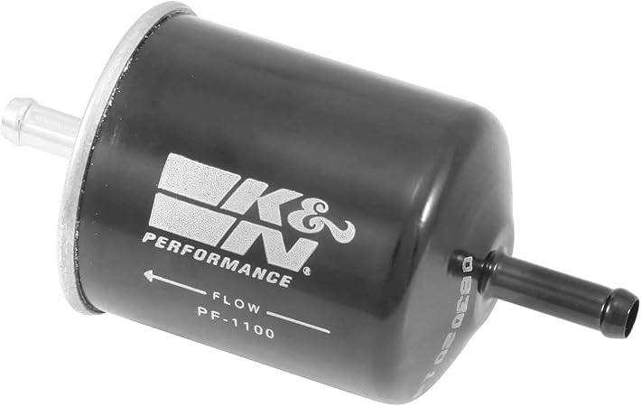 K&N Gasoline Fuel Filter: High Performance Fuel Filter, Premium Engine Protection, Compatible with 1983-2004 Nissan/Infiniti Fuel Injected Gasoline Engines, PF-1100