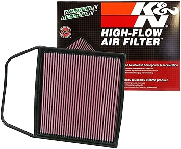 K&N Engine Air Filter: Increase Power & Acceleration, Washable, Premium, Replacement Car Air Filter: Compatible with 2006-2017 BMW (Z4, Z4 sDrive,35i, 335is, Z4 3.5 sDrive I, 1 Series M, 135i) 33-2367