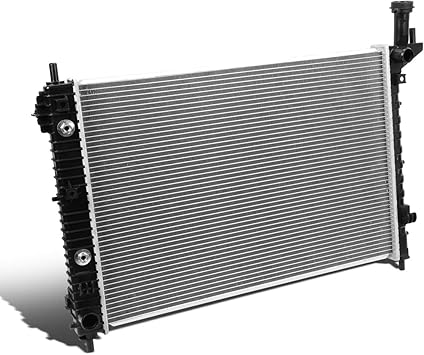 ‎DNA Motoring OEM-RA-13007 Factory Style Full Aluminum Core Cooling Radiator Compatible With 08-17 Enclave / 09-17 Traverse V6 Models