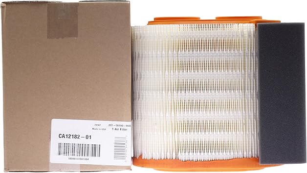 FRAM Extra Guard Engine Air Filter Replacement, Easy Install w/Advanced Engine Protection and Optimal Performance, CA12182 for Select Ford Vehicles