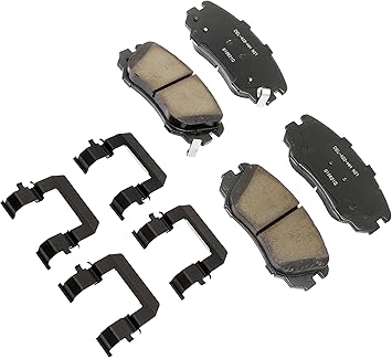 ACDelco Professional 17D1421CHF1 Ceramic Front Disc Brake Pad Kit with Clips