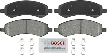 BOSCH BSD1084 Severe Duty Disc Brake Pad Set - Compatible With Select Chrysler Aspen; Dodge Dakota, Durango, Ram 1500; Mitsubishi Raider; Ram 1500, Dakota; FRONT