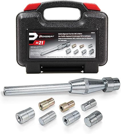 Powerbuilt Alltrade 648649 Kit 21 Clutch Pilot SAE/MM Tool Set Silver