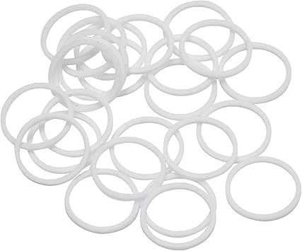 Edelmann 70005 Replacement Teflon Seals for Type III Power Steering Systems - 25 Pack