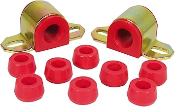 Prothane (1-1107) 87-96 Jeep YJ Front Sway Bar Bushings - 1 1/8in - Red