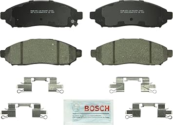 BOSCH BC1094 QuietCast Premium Ceramic Disc Brake Pad Set - Compatible With Select Nissan Frontier, Pathfinder, Xterra; Suzuki Equator; FRONT