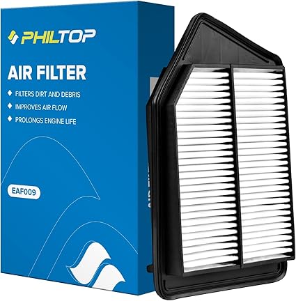 PHILTOP Engine Air Filter CA11476 Replacement for Select Honda Accord and Acura TLX (2.4L) Models, Rigid Panel