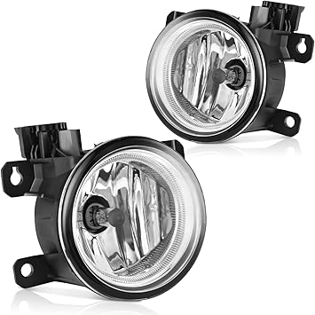 AUTOSAVER88 Fog Lights Compatible with 2016 2018 2019 2020 2021 Civic / 2013 2014 2015 Accord / 15 16 17 18 19 20 Fit / 2019 2020 2021 HR-V Fog Light Replacement, Fog Lamps with Bulb H8 12V 35W