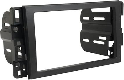 Scosche GM1598AB Double DIN or Single DIN with Pocket Radio Installation Dash Kit Compatible with Select 2006-19 GM Vehicles - Car Stereo Install Kit - See Fit Guide in Images to Verify Your Vehicle