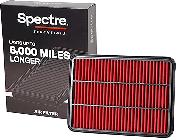 Spectre Essentials Engine Air Filter by K&N: Premium, 50-Percent Longer Life: Fits Select 1998-2010 TOYOTA/LEXUS (4Runner, Land Cruiser, Sequoia, Tundra, GX470, LX470), SPA-2144