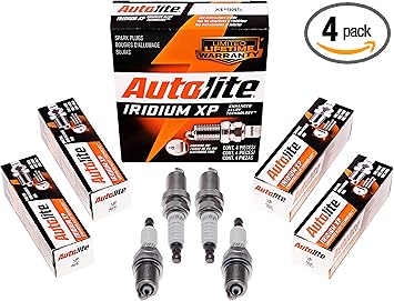 Autolite Iridium XP Automotive Replacement Spark Plugs, XP985 (4 Pack)