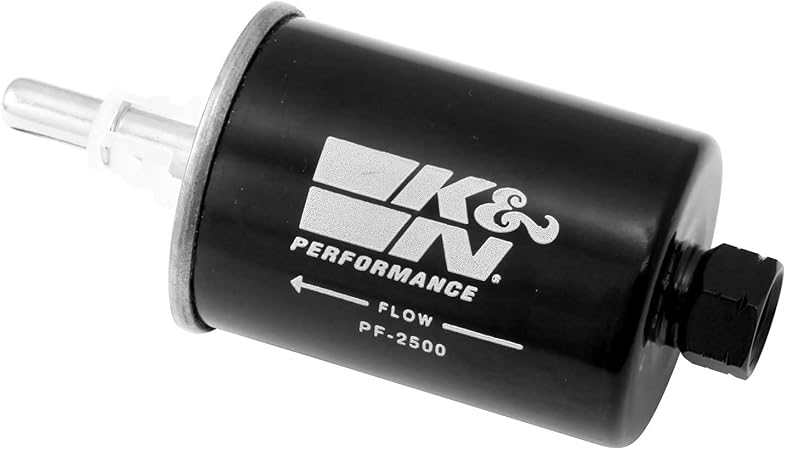 K&N Gasoline Fuel Filter: High Performance Fuel Filter, Premium Engine Protection, Compatible with 1991-2005 GM Truck/Passenger Car Fuel Injected Gasoline Engines, PF-2500