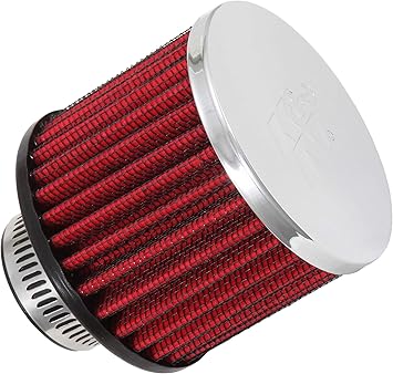 K&N Vent Air Filter/ Breather: High Performance, Premium, Washable, Replacement Engine Filter: Flange Diameter: 1.25 In, Filter Height: 2.5 In, Flange Length: 0.875 In, Shape: Breather, 62-1390