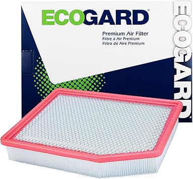 ECOGARD XA11705 Premium Engine Air Filter Fits Chevrolet Silverado 1500 5.3L 2019-2022, Silverado 1500 4.3L 2019-2022, Silverado 1500 6.2L 2019-2022, Silverado 1500 2.7L 2019-2022, Tahoe 5.3L 2021