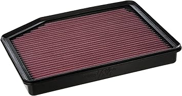 K&N Engine Air Filter: Reusable, Clean Every 75,000 Miles, Washable, Premium, Replacement Car Air Filter: Compatible with 2006-2017 Toyota/Lexus (Camry, Venza, ES250), 33-2370