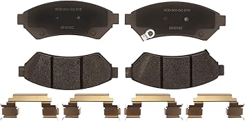 ACDelco Silver 14D1075CHF1 Ceramic Front Disc Brake Pad Set