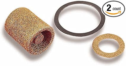 Holley 162-500 Brass Carburetor Fuel Inlet Filter - Pack of 2