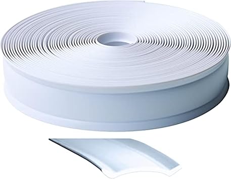 RV Designer E330, Narrow Vinyl Insert Trim, 3/4 inch Wide, 25 foot Roll, White