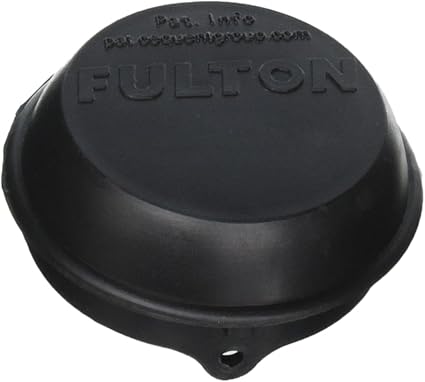 Fulton 500324 End Cap for Round Tube Jack , Black