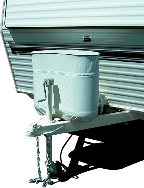 ADCO 2113 RV Propane Tank Cover,White,Double 30