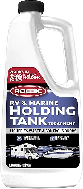 Roebic RVM-Q RV & Marine Holding Tank Treatment, 32 Ounces