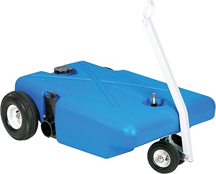 Barker 25895 4-Wheeler Tote-Along - 25 Gallon, Blue