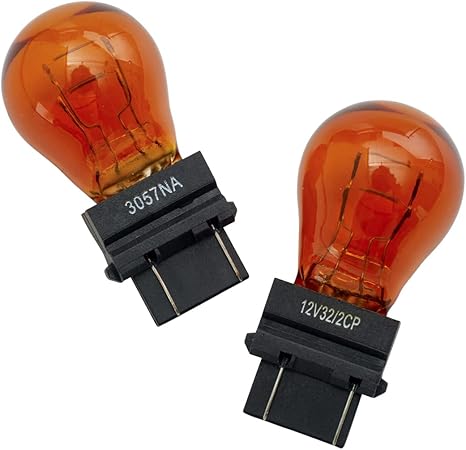 RoadPro RP-3057NA Amber #3057 Heavy Duty Replacement Bulb - Pack of 2