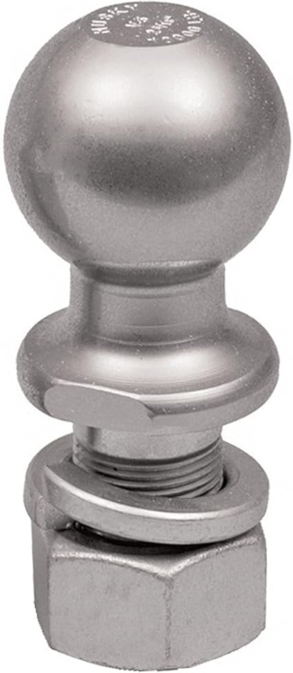 Husky 30255 2-5/16 X 1-1/4 X 2-5/8 Chrome Solid Steel Trailer Hitch Ball