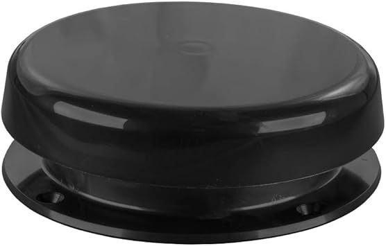 JR Products 02-29115 Mushroom Style Plumbing Vent (Black),1 Pack