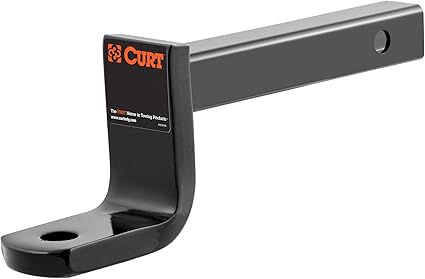 CURT 45026 Class 1 Trailer Hitch Ball Mount, Fits 1-1/4-Inch Receiver, 2,000 lbs, 3/4-Inch Hole, 3-1/4-Inch Drop, 2-5/8-Inch Rise