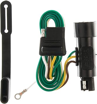 Curt Manufacturing 55301 Vehicle-Side Custom 4-Pin Trailer Wiring Harness,Fits Select Ford F-150,F-250,F-350