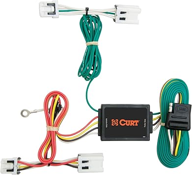 CURT 56124 Vehicle-Side Custom 4-Pin Trailer Wiring Harness, Select Nissan Juke, Black