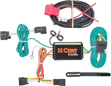 Curt Manufacturing 56214 Vehicle-Side Custom 4-Pin Trailer Wiring Harness,Fits Select Chevrolet Cruze ,Black