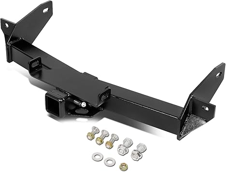 DNA Motoring TH-N-008 Class 3 Tow Hitch, 2 inch Receiver with Hitch Pin Compatible with 06-08 Mark LT/F-150, Gloss Black