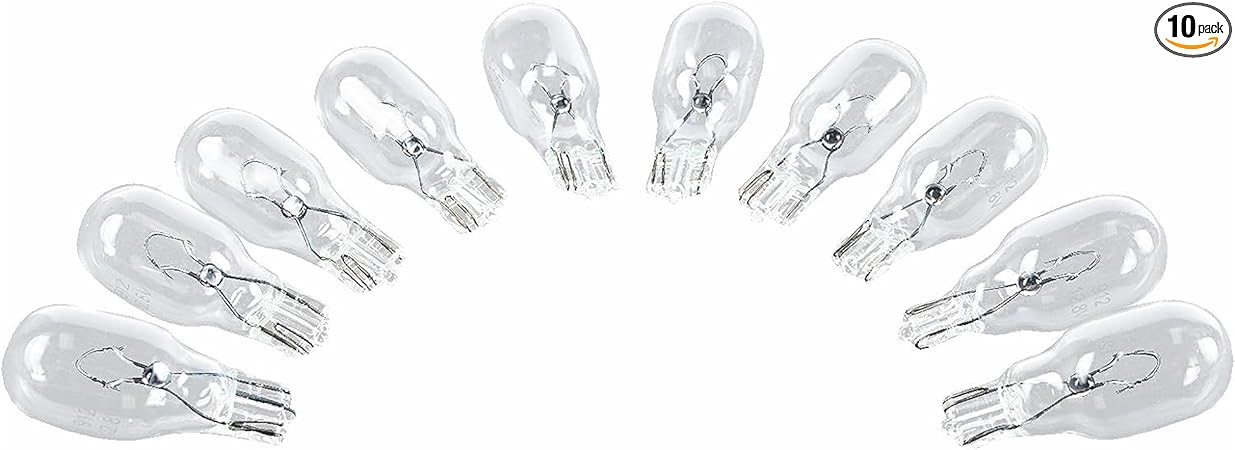 Camco 54766 912 Auto/RV/Marine Replacement Interior Light Bulb - Box of 10