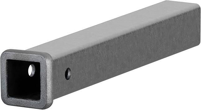 CURT 49180 2-Inch x 18-Inch Weld-On Raw Steel Trailer Hitch Receiver Tube