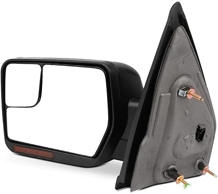 SCITOO Driver Side Mirror fit 2004-2014 for Ford for F150 Left Rear View Mirror with Power Heated Turn Signal Puddle Light Manual Folding