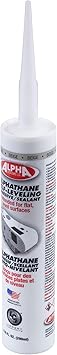 Lippert 5121 ALPHATHANE Self-Leveling Sealant for 5th Wheel RVs, Travel Trailers and Motorhomes 9.8 oz. Tube, Beige