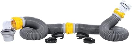 Camco 39659 Super Kit RV Sewer Hose Kit - 20', Gray