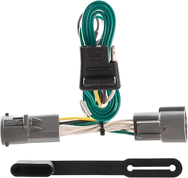 Curt Manufacturing 55316 Vehicle-Side Custom 4-Pin Trailer Wiring Harness,Fits Select Ford F-150,F-250,HD,F-350 ,Black