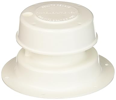 Camco 40032 Polar White Plumbing Vent Kit, 1 Count (Pack of 1)