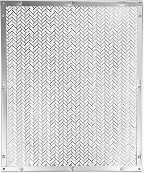 Camco Premium Camper/RV Lower Screen Door Grille | Protects Screen Door Mesh from Damage & Crafted of Heavy-Duty Aluminum | Adjusts from 20” to 29” & Measures 24-1/4” (L) x 20-1/4” (W) (43995)